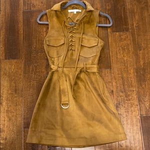 Lovers + Friends Highway Suede Dress